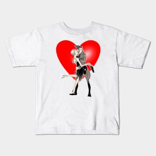 Kissing couple - Valentine's Day Kids T-Shirt